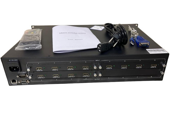 8 In 4 Out HDMI Matrix Switcher Efficiently Manage Multiple Devices