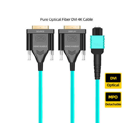 MPO Fiber Cable DVI Standard Signal Port Compliant With DP 1.4 Protocol Supports 4K Ultra HD Video System