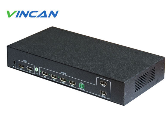 1x6 Video Wall Controller - 6 Output LCD Display Processor for Multi-Screen Wall
