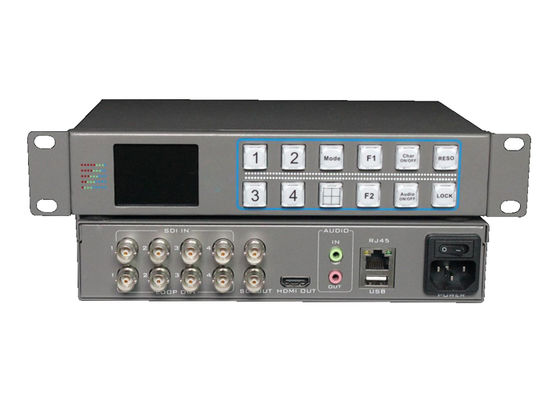 4-Ch 3g-Sdi Input Quad Screen Split Multiviewer Sdi Multiviewer 4k Sdi Switcher 4x1