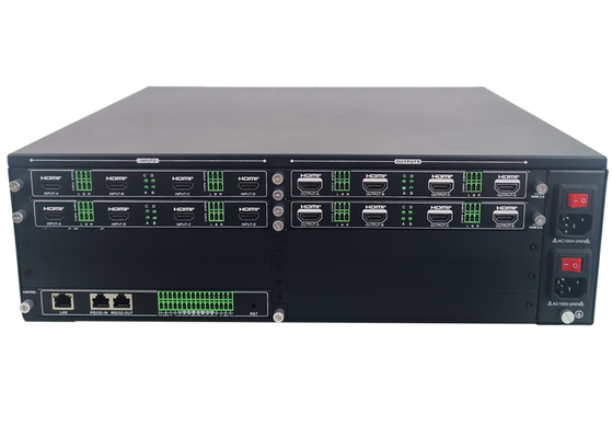 16x16 Modular HDMI Video Wall Processor with 4K60 4:4:4 and Multi-Window Display for Video Wall Controller Systems