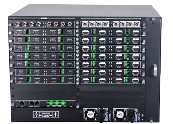 40x40 Modular HDMI Video Wall Processor with 4K60 4:4:4 and 16-Window Display for Video Wall Matrix Controller Systems