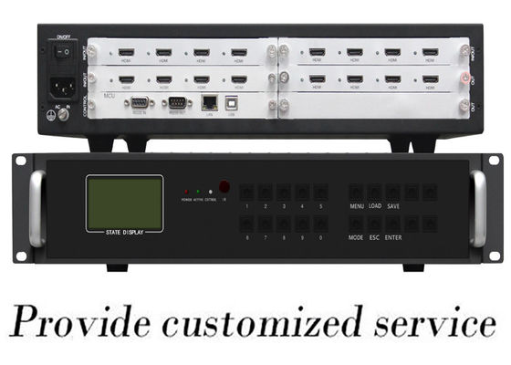 4k 8ch 2x2 HDMI Video Wall Controller HD 1080P Signal Processing