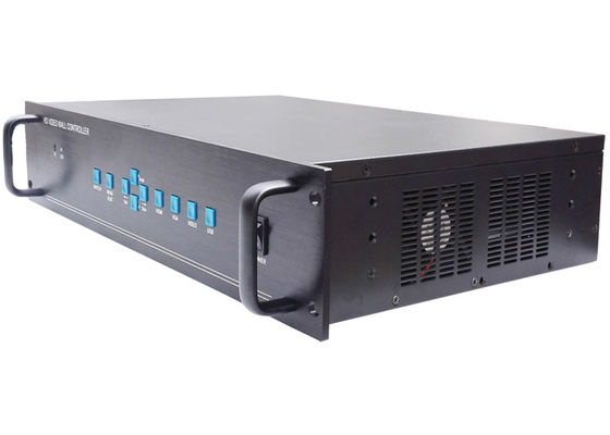 Black 1080P HDMI 1U LCD Video Wall Controller 1 Input 12 Output