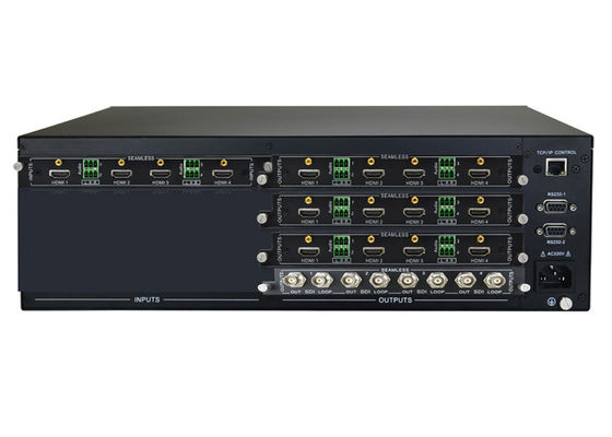 Quality  Modular 4K UHD Video Matrix Switcher With 4 Hdmi Input SDI Output factory