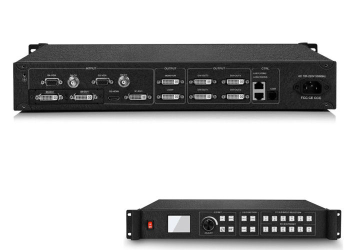 RS232 RJ45 LED Wall Processor With Edge Feathering Four Windows