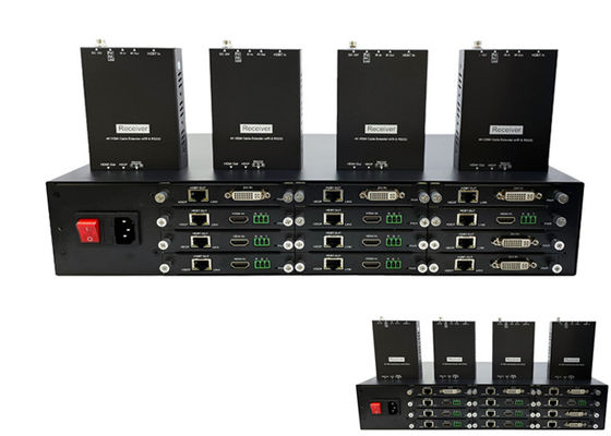 HDMI 4K HDBaseT Video Extender Transmitter female Connector With 12 Ports