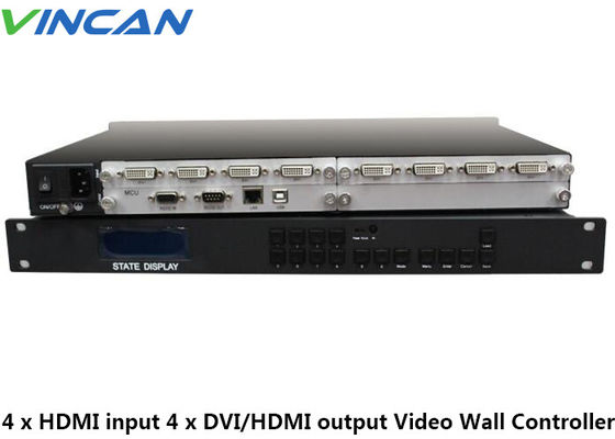HDMI 2x3 3x3 2x2 4k DIY Video TV Wall Controller , 1x2 Video Wall Splitter