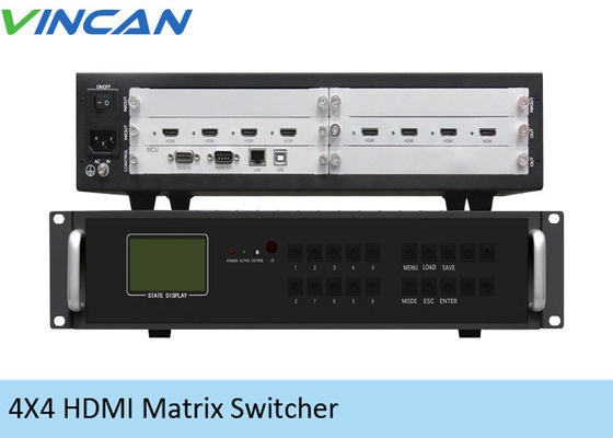 100VAC Video Wall Controller 4x4 HDMI , Matrix 3x3 TV Wall Controller