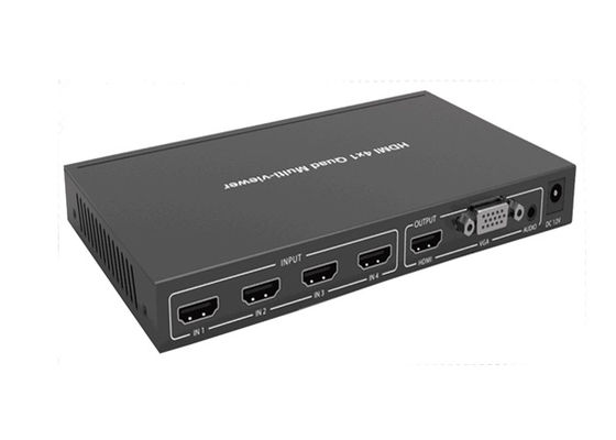 4 Input Hdmi 4K Quad Multiviewer With 1XHDMI Output And 1XVGA Output