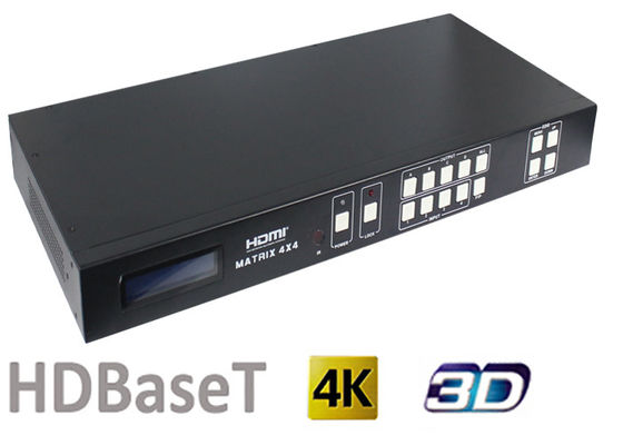 70 Meters And 100 Meters 4x4 HDMI Matrix Switcher With HDBaseT Output Port