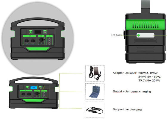 Camping Portable Battery Power Station , 2000 Watt Solar Power Station