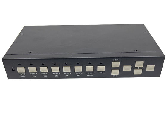 5x Inputs And 2x Outputs Seamless UHD Video Switcher With Multiview And KVM Control