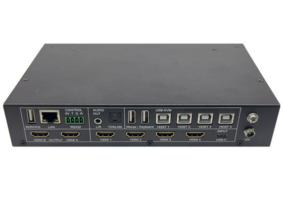 5x Inputs And 2x Outputs Seamless UHD Video Switcher With Multiview And KVM Control