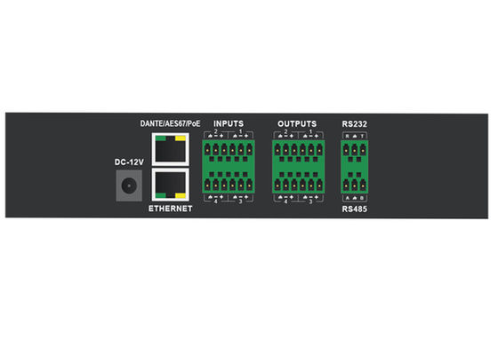 Real-Time Dante Audio Controller for Broadcast and Recording Applications