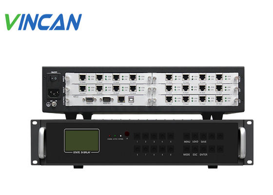 3.5mm Analog Audio Output Port Modular Video Wall Controller Support Dual Power Supply