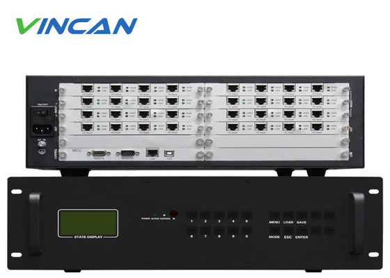 Dual Power Supply Support For Up To 64 Displays Modular Video Wall Controller