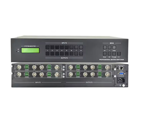 OEM ODM Video Matrix Switcher for Up To 4Kx2k 60Hz Output Resolution