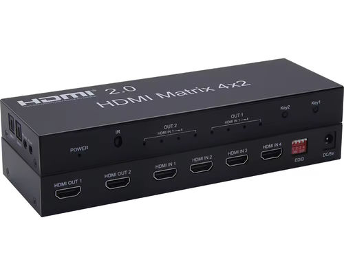 6x4 4k hdmi matrix switcher extender 4x2 hdmi matrix switch box