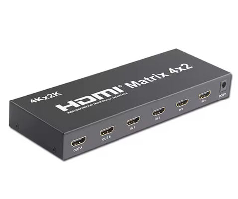 6x4 4k hdmi matrix switcher extender 4x2 hdmi matrix switch box