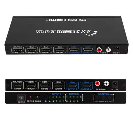 High Resolution HDMI Matrix Switcher HDCP2.2 Support And 4Kx2k 60Hz