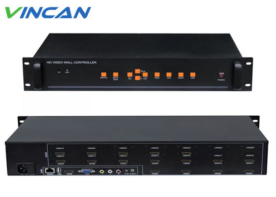1920x1080 Display Resolution LCD Video Wall Controller 3x3 4x4