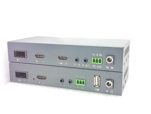 Long Range FOX-V-MPO Optical Fiber With 1000 Feet Distance HDMI Type A Input IR Control