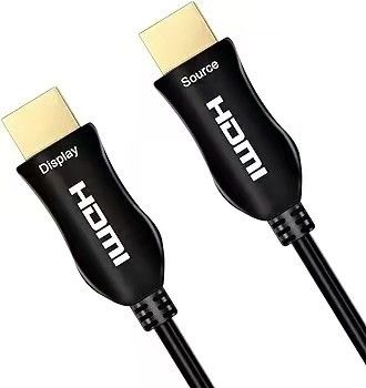 Slim Design HDMI Fiber Optic Cable | 4K/8K Compatibility, Zero Signal Loss