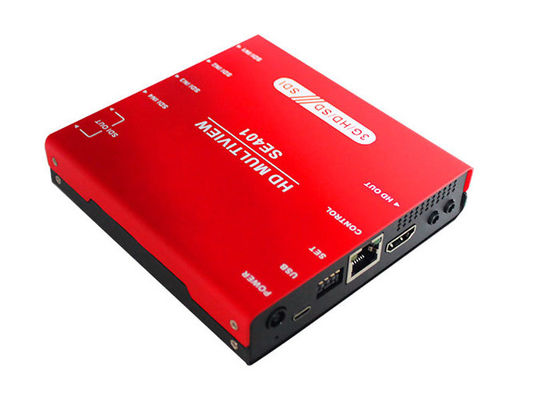 3G/HD/SD-SDI Quad Multiviewer and Switcher with Audio Meter Display