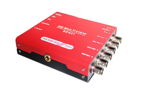 3G/HD/SD-SDI Quad Multiviewer and Switcher with Audio Meter Display