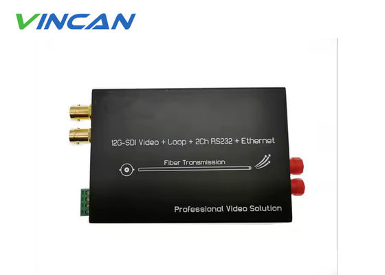 Professional 12G SDI Extender with Real-Time 4K, Audio & Data over Fiber
