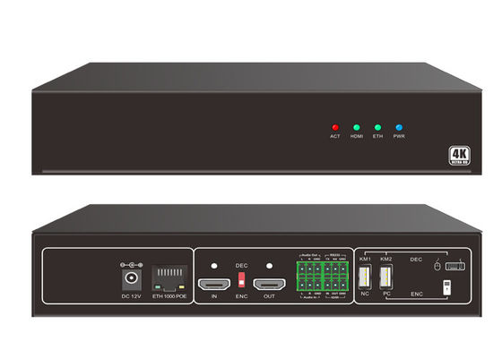 KVM-IP-1200 Dual Head Extender Dual screen extension support, suitable for financial transactions and medical device control