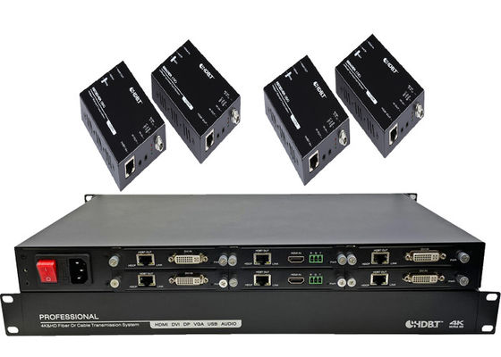4K HDMI HDBaseT Transmitter and Receiver 6 ports extender with  POC Power