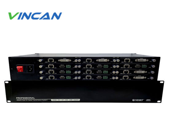 Professional rack-mount HDBaseT extender | 4K@60Hz lossless transmission, up to 100m