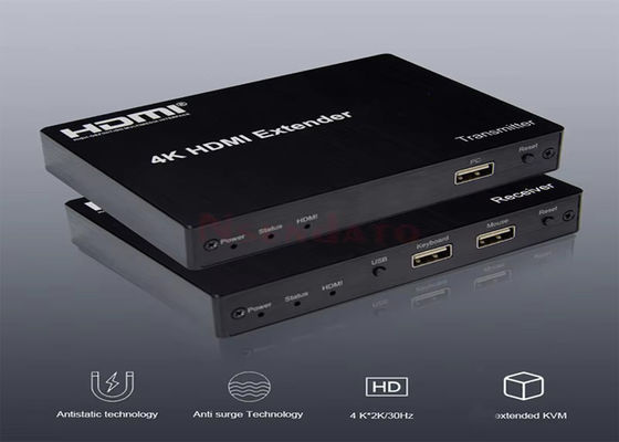 150M 4K 30Hz HDMI KVM USB Port HDBaseT Extender via Cat 5e/Cat6