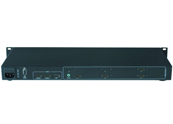 1 Input 4 Output Irregular Video Wall Controller With HDMI1 HDMI2 And DP Interfaces