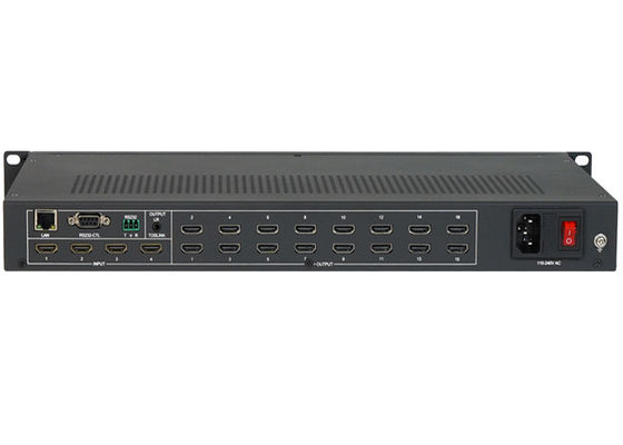 HDMI TV Video Wall Controller 4x4 4k With 4 Input 16 Output