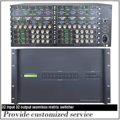 IR Remote Control RS232 HDMI Switcher With 4K 32x32 Chassis