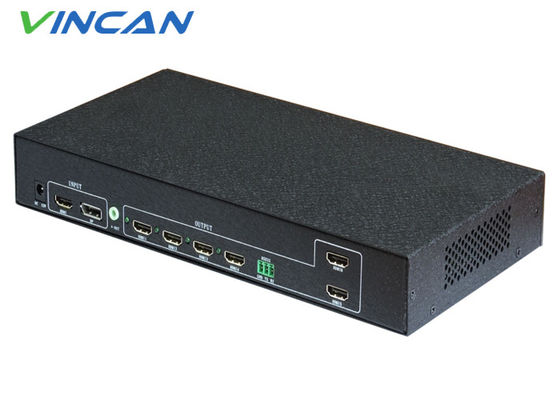 6 Channel Video Wall Controller 2x3 3x2  with RS232 Control for 6 TV Splicing