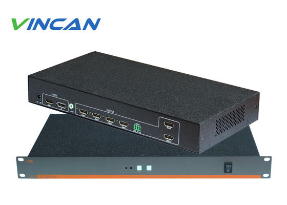 1x6 Video Wall Controller - 6 Output LCD Display Processor for Multi-Screen Wall