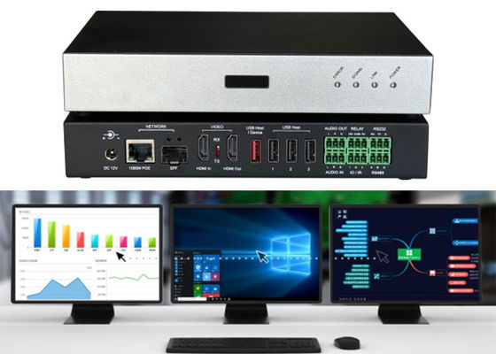 CE FCC RoHs OEM ODM KVM over IP Switch with Remote Control Module
