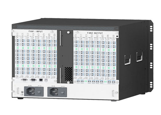 17 Slots Fiber Kvm Transmitter And Receiver Node Kvm Over Fibre Optic