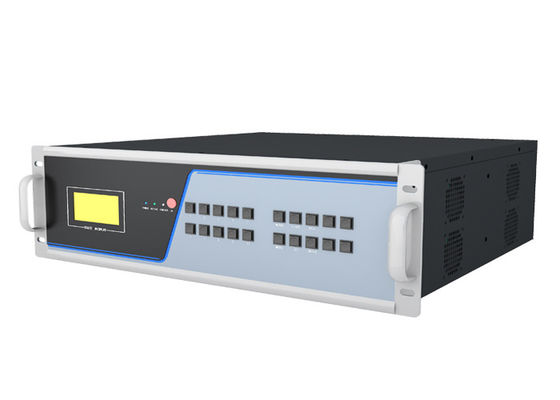3840x2160 60hz And Downward Compatibility Advanced FPGA 88 Ports 3.5 U Fiber KVM Matrix