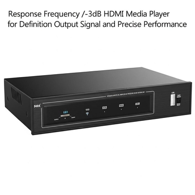 Response Frequency /-3dB HDMI Media Player for Definition Output Signal and Precise Performance