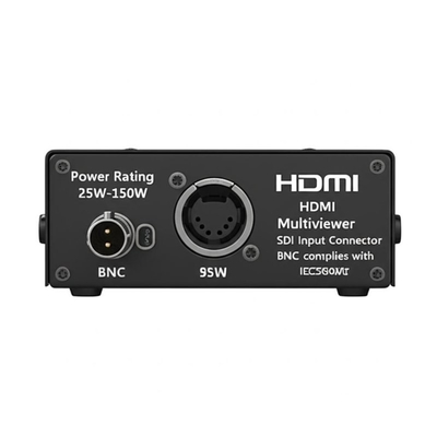 Power Rating 25W-150W HDMI Multiviewer SDI Input Connector BNC complies with IEC169-8
