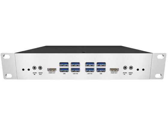 2 U Chassis Size Fiber KVM Matrix 40 Ports No Redundant Power Supplies for Your Requirements
