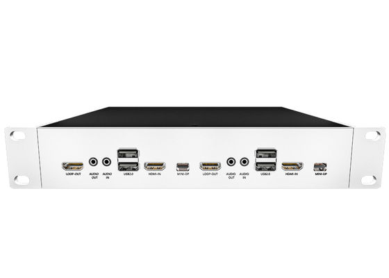 Modular Fiber KVM TX/RX Node with 4K60 4:4:4 Output | SFP & Video Wall Card Compatible