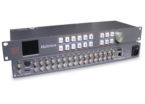 16 Input 12g-Sdi Hd Sdi Video  Multiviewer Quad 4 Channel 3g Sdi Multiviewer