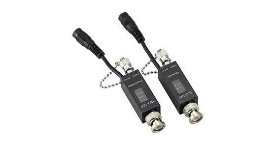 12G-SDI Fiber Optic Extender with 10 km Transmission Distance 11.88 Gbps Data Rate and Compact Metal Enclosure