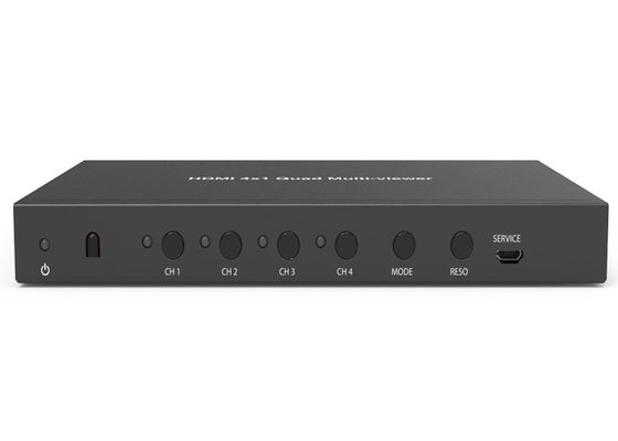 HDMI Quad 4x1 Multiviewer maximum 1920×1080P 60Hz Video Resolution